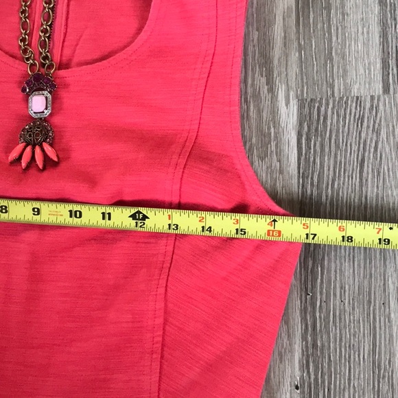 J. Crew Sleeveless salmon color, stretchy, springy, flare dress sz 4 - Picture 9 of 10